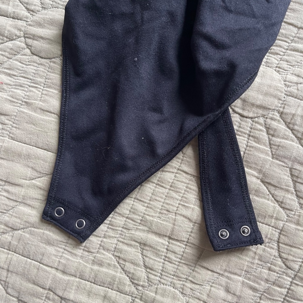 Abercrombie, Soft A&F Bodysuit One Shoulder, Black, S - Picture 3 of 3